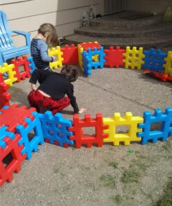 Little Tikes Big Waffle Block Set - 18 pieces, Blue/Red/Yellow 51 81wrjhYIeL