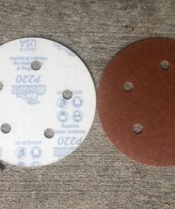 Miady 5-Inch 8-Hole Hook and Loop Sanding Discs 70PCS, 40/80/120/240/320/600/800 Assorted Grits Sandpaper for Aluminum - Pack of 70 70PCS Assort Grit 33 81wumtdPiL