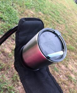 Coleman Portable Camping Chair with 4-Can Cooler, Fully Cushioned Seat and Back with Side Pocket and Cup Holder, Carry Bag Included, Collapsible Chair for Camping, Tailgates, Beach, and Sports Black 35 81wumudBNlL