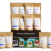 Bean Box World Coffee Tour | Specialty Coffee Gift Basket | Gourmet Coffee Gift Set | Coffee Gifts for Women and Men | Birthday Gifts for Her | Care Package | Whole Bean Coffee | 12 Piece Variety Set Deluxe 1.8 Ounce (Pack of 16) 53 81wvGwqCNL