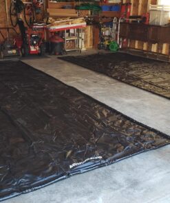 AutoFloorGuard AFG7918 MidSize Heavy Duty Garage Floor Mat for Under Car for Rain, Ice, and Mud with Stay-Put Corner and Telescoping Squeegee Mid-Size 44 81wvQXxRPJL