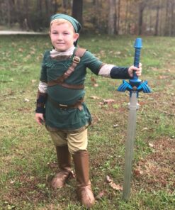 Link Prestige Legend of Zelda Nintendo Costume, Medium/7-8 M (7-8) 30 81wwXO3JLZL