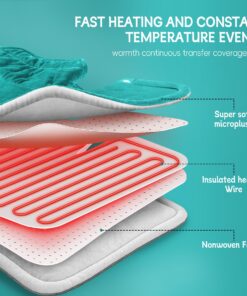 IZZUBIZ Heating Pad Gifts for Women Mom Men Dad, Electric Weighted Heating Pads for Neck Shoulder Back Cramps and Leg Pain Relief, Gift for Mothers Day Fathers Day from Daughter Son Christmas Birthday 31 81wxlSEAjWL