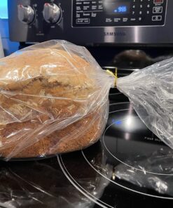 Bread Bags with Ties, Reusable, 100 Clear Bags and 100 Ties Standard Thickness 43 81wyk8pCFxL