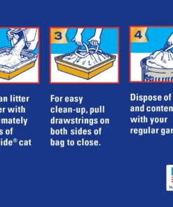 Cat's Pride Drawstring Jumbo Litter Box Liners, 15 Count 8 81wzMKK54hL