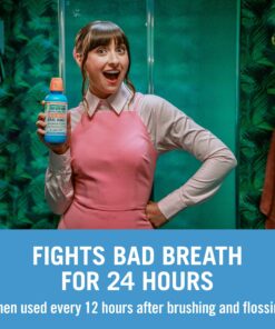 Alternative view of TheraBreath Fresh Breath Mouthwash, Icy Mint Flavor, Alcohol-Free, 16 Fl Oz (Pack of 2) Adult 16 Fl Oz (2-Pack)