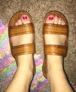 Pali Hawaii Unisex Adult Classic Jandals Sandals 9 Women/9 Men Brown 35 81wzp4HIIL