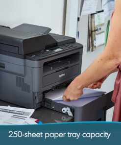 Brother DCP-L25 50DW Series Wireless Monochrome All-in-One Laser Printer - Print Copy Scan - Mobile Printing - Auto Duplex Printing - Up to 36 ppm - Up to 250 Sheets/Tray - ADF + HDMI Cable 13 81x Ecb6FML