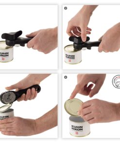 Alternative view of Kuhn Rikon Auto Safety LidLifter/Can Opener with Ring-Pull, 8 x 2.5 x 2.75 inches, Red Can Opener