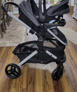 Graco Modes Nest Travel System, Includes Baby Stroller with Height Adjustable Reversible Seat, Pram Mode, Lightweight Aluminum Frame and SnugRide 35 Lite Elite Infant Car Seat, Sullivan Modes Nest w/ Height-Adjustable Seat 45 81x1EPg7o9L