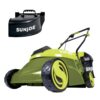 Sun Joe MJ401C-PRO 14-Inch 28-Volt Cordless Push Lawn Mower, w/Rear Discharge Chute, Pro Version w/ Rear Discharge Chute 18 81x1I7pBCXL