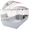 Living World - Deluxe Hybrid Habitat, X-Large - Rabbit, Guinea Pig, Chinchillas, and Small Animal Cage 46.9"L x 22.8"W x 24.0"H Standard Packaging