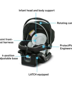 Graco SnugRide 35 Lite LX Infant Car Seat, Studio 27 81x4ZY4WG7L