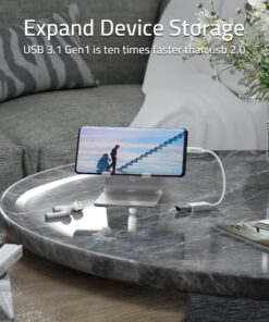 Syntech USB C to USB Adapter, 2 Pack USB C to USB3 Adapter,USB Type C to USB,Thunderbolt 3 to USB Female Adapter OTG Cable Compatible with iPhone 15 Pro Max, iPad Air 2020, MacBook Pro, Air and More White 19 81x6 Gv21JS