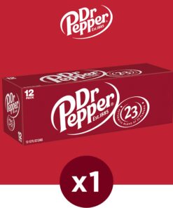 Dr Pepper Soda, 12 fl oz cans, 12 pack Regular 12 Fl Oz (Pack of 12) 29 81x6FqMrw4L