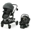 Graco Modes Nest Travel System, Includes Baby Stroller with Height Adjustable Reversible Seat, Pram Mode, Lightweight Aluminum Frame and SnugRide 35 Lite Elite Infant Car Seat, Sullivan Modes Nest w/ Height-Adjustable Seat 10 81x6qxxGWFL