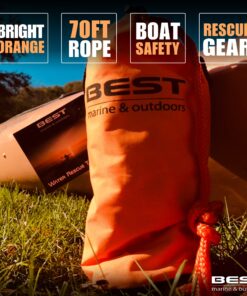 Best Marine Emergency Throw Rope Rescue Bag - Throwable Safety Device for Kayaking & Boating 9 81x7Z2YEYZL
