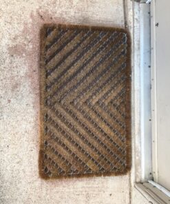 Rubber-Cal 10-100-514 Herringbone Outdoor Scraper Door Mat, 18 by 30-Inch, Brown 27 81x8rPzCcNL