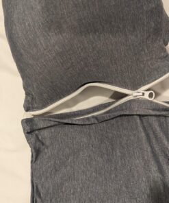 Pharmedoc Pregnancy Pillows, U-Shape Full Body Pillow – Cooling Cover Grey – Pregnancy Pillows for Sleeping – Body Pillows for Adults, Maternity Pillow and Pregnancy Must Haves Grey Cooling Cover 30 81x9SRyeilL