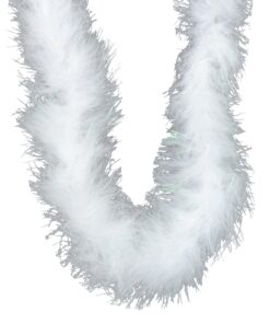 Touch of Nature 36885 Fluffy Boa, White with Lurex