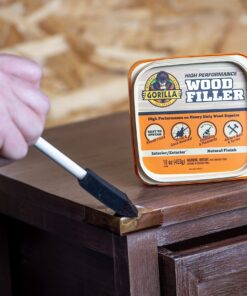 Gorilla All Purpose Wood Filler, 16 Ounce Tub, Natural (Pack of 1) 1 Pack 32 81xBCAg0wGL