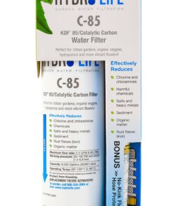 Camco Hydro Life 52700 Inline Water Filter (with Flexible Hose Protector, Hydroponics C-85) 15 81xC5bkKjhL