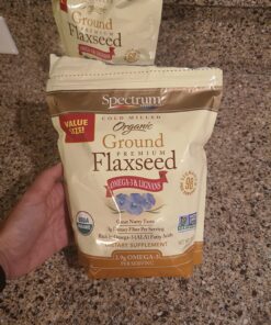 Spectrum Essentials Organic Ground Premium Flaxseed, 24 Oz 33 81xCof472dL