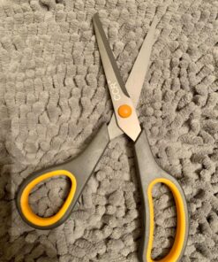 CCR Scissors 8 Inch Soft Comfort-Grip Handles Sharp Titanium Coating Blades, 4-Pack 27 81xD0ER81lL