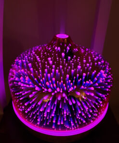 Porseme 500ml Essential Oil Diffuser 3D Glass Aromatherapy Ultrasonic Humidifier - Auto Shut-Off, Timer Setting, BPA Free for Home Hotel Yoga SPA Gift F2-500ml Rose Gold Giant 38 81xENY5GlGL
