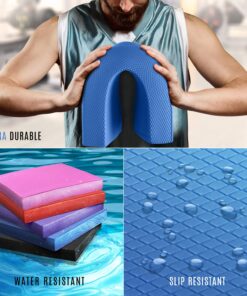 Yes4All Extra Large Foam Balance Pad, Non-Slip Foam Mat for Yoga & Balance Strength Training, Knee Pad for Physical Therapy B.Blue - L - 15,5" x 13" x 2" 10 81xG4Pd1cFL