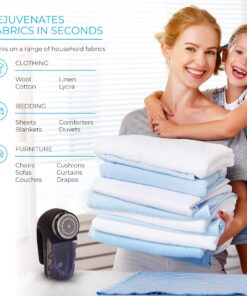 Alternative view of Wonder Lint Fabric Sweater Shaver Fuzz Pill Bobble Remover Depiller Electric Clothes Furniture High Speed Performance (5W Motor) 3 Sets of Spare Blades