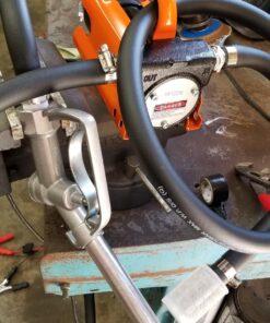 SuperHandy Diesel Transfer Pump Kit 10GPM/40LPM Heavy Duty Portable Electric DC 12V Alligator Clamps Includes: Aluminum Manual Nozzle, Delivery & Suction Hose w/Filter (NOT for Gasoline) 26 81xHFra3XGL