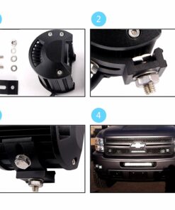 Led Spot Light Bar Lumitek 10PCS 18w Led Work Lights 4Inch Led Fog Light Driving Lights Led Off Road Lights for Trucks SUV Jeep Lamp Boat… 10 81xHbjBOagL