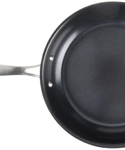 Cuisinart GG22-30P1 Hard Anodized 12-Inch Skillet GreenGourmet, Black/Stainless Steel Open Skillet 8 81xKrEyeBeL