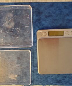 (Upgraded) AMIR Digital Kitchen Scale, 500g Mini Pocket Jewelry Scale, Cooking Food Scale, Back-Lit LCD Display, 2 Trays, 6 Units, Auto Off, Tare, PCS, Stainless Steel (Batteries Included) Silver 31 81xL6p9SJQL