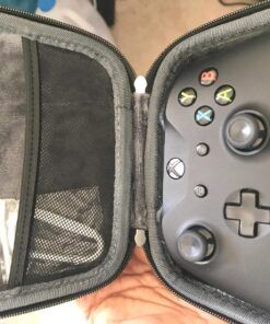 Hermitshell Travel EVA Case Carrying Pouch Cover Bag Compact Size Fits Microsoft Xbox One/Xbox One S/Xbox One X Wireless Controller 34 81xLb5SiDL