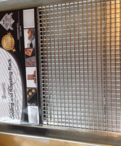 KITCHENATICS Half Sheet Cooling Rack for Cooking and Baking, Stainless Steel Baking Rack & Wire Rack, Bacon Grill Rack for Oven, Heavy-Duty Wire Cookie Cooling Rack fits Half Sheet Pan - 11.8 x 16.9 11.8" x 16.9" Half Sheet - 1 PC 32 81xLdEcWQPL