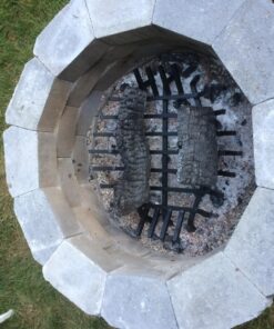 UniFlame, C-1541, 24 in. x 24 in. Hex Bar Log Grate 24 inch 39 81xMYr7adJL