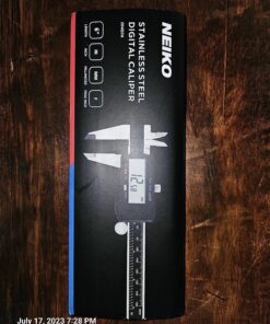 NEIKO 01407A Electronic Digital Caliper | 0-6 Inches | Stainless Steel Construction with Large LCD Screen | Quick Change Button for Inch/Fraction/Millimeter Conversions 6 Inch 49 81xNZyS0OpL
