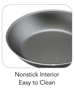 Tramontina PrimaWare 10-Piece Nonstick Cookware Set, Steel Gray by Tramontina 8 81xOBeFSBBL