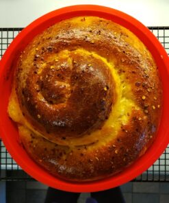 Bekith 4 Pack 9" Round Silicone Cake Pans - Silicone Molds for Baking, Quick Release Baking Pans for Layer Cake, Cheese Cake, Rainbow Cake and Chiffon Cake 36 81xOg89RKrL