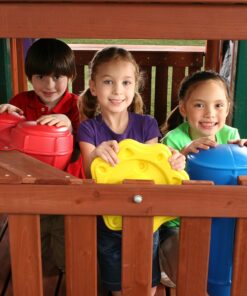 Alternative view of Swing-N-Slide NE 4895 Outdoor Rhythm Band Swing Set Music Play Kit (Pack of 3), Multi-Colored