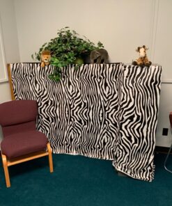 Beistle Zebra Print Tablecover, 54” x 108” – Plastic Table Cloth, Animal Print Tablecloth, Animal Safari Theme Decorations, Safari Table Cloth, Rectangular Table Cover, Zebra Stripe Decorations 22 81xPg8KglaL