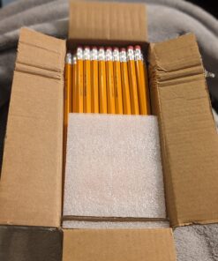 Amazon Basics Woodcased #2 Pencils, Pre-sharpened, HB Lead Bulk Box, 150 Count, Yellow 150 Count (Pack of 1) 32 81xPwhisHSL