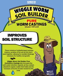 Alternative view of Wiggle Worm 100% Pure Organic Worm Castings - Organic Fertilizer for Houseplants, Vegetables, and More – OMRI-Listed Earthworm Castings to Help Improve Soil Fertility and Aeration, 4.5-Pounds 4.5-Pound
