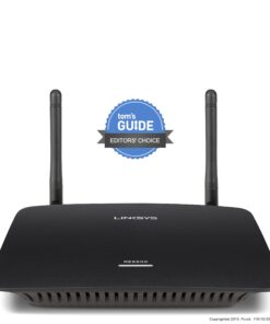 Alternative view of Linksys RE6500: AC1200, Dual-Band Wi-Fi Extender, Internet Booster, 4 Gigabit Ethernet Ports, Uninterrupted Streaming and Gaming (Black)