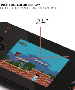 My Arcade Gamer V Portable - Handheld Gaming System - 220 Retro Style Games - Lightweight Compact Size - Battery Powered - Full Color Display - Black - Electronic Games 16 81xSerTpNtL