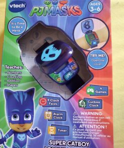 VTech PJ Masks Super Catboy Learning Watch, Blue 37 81xThI8LBwL