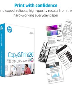 HP Printer Paper | 8.5 x 11 Paper | Copy &Print 20 lb | 5 Ream Case - 2500 Sheets| 92 Bright Made in USA - FSC Certified| 200350C 5 Pack Standard Size (8.5x11) 9 81xTi6rZoML
