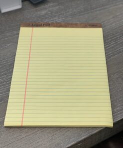 TOPS 8.5 x 11 Legal Pads, 12 Pack, The Legal Pad Brand, Wide Ruled, Yellow Paper, 50 Sheets Per Writing Pad, Made in the USA (7532) 29 81xTt5N9NPL